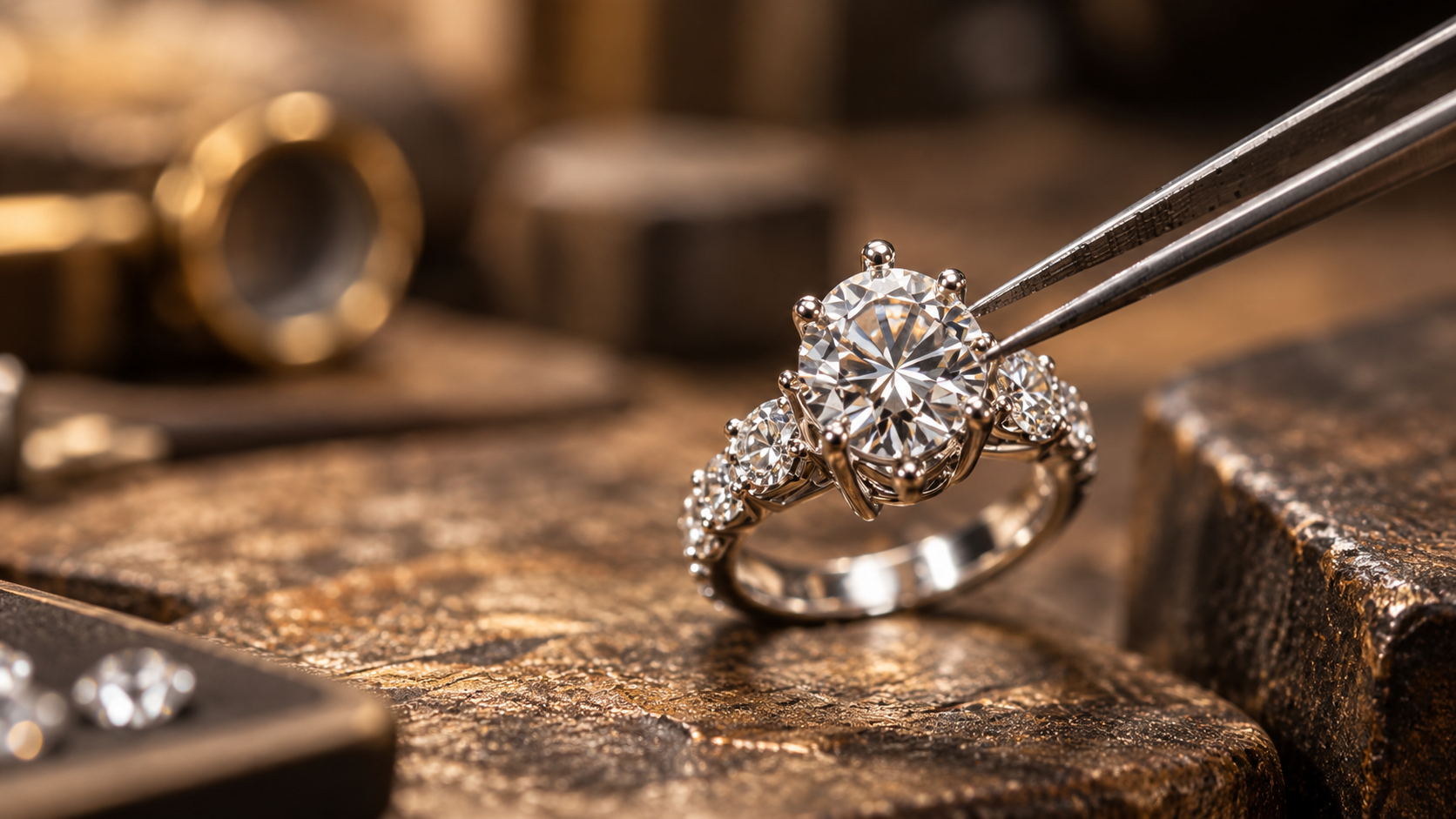 Crafting a dimaonf ring