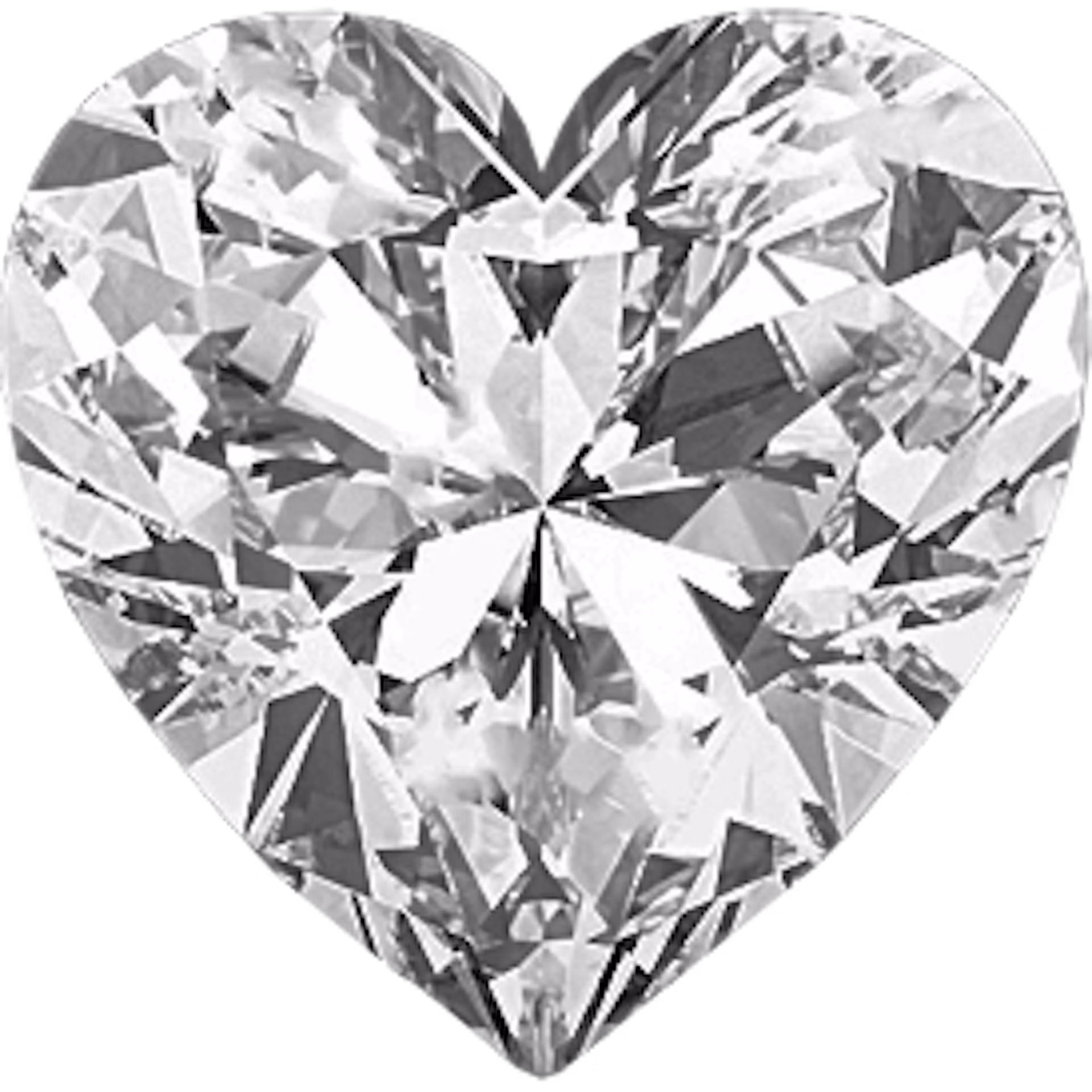 Heart cut diamond
