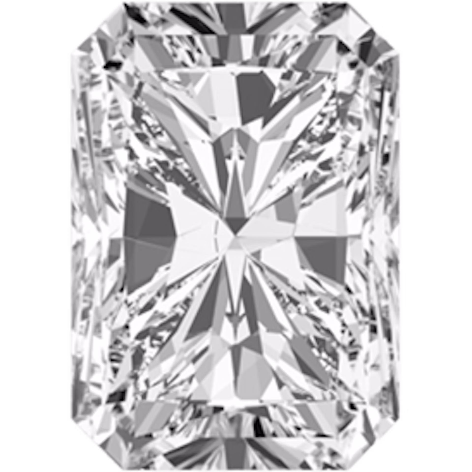 Radiant cut diamond